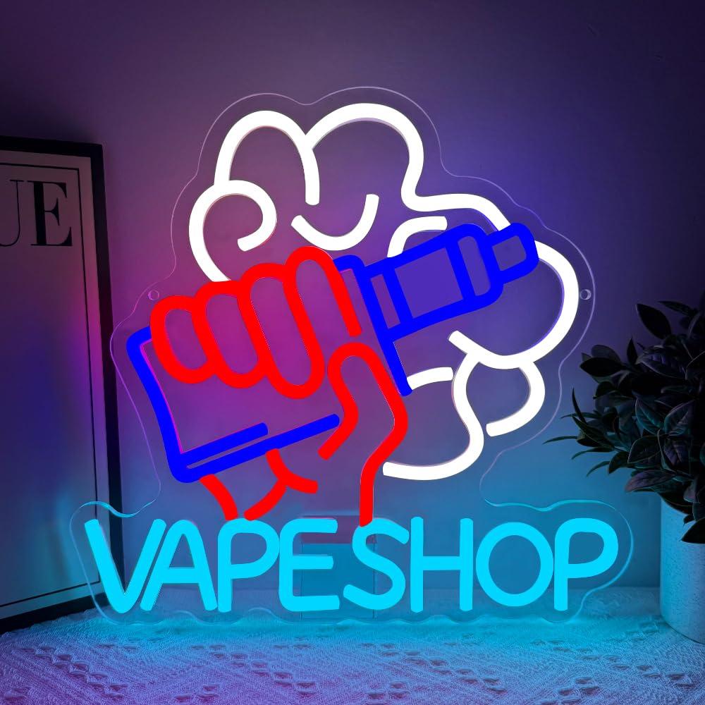Vaping Store - Vape Dükkanı Neon Tabelası, Elektronik Sigaralar,